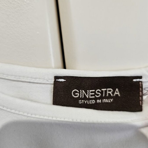 Basic sleeveless top, white, size M