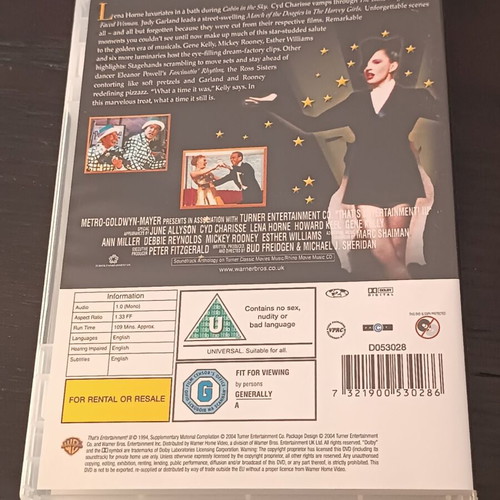 DVD That's Entertainment III used, musical movie with English subtitles