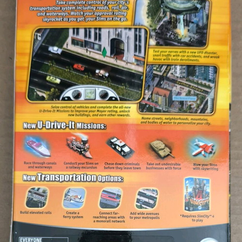 SimCity 4 Rush Hour Expansion Pack PC like new