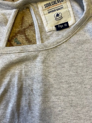 Soul Cal & Co gray blouse used, loose fit, XXL
