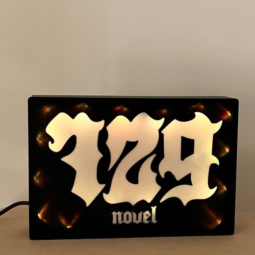 729 Novel Light Box light made to order