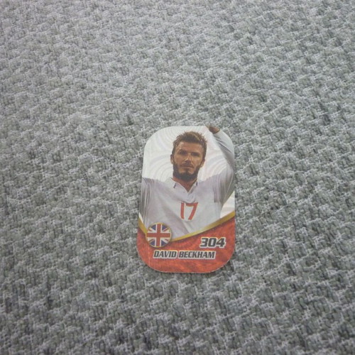 David Beckham England Football Metal Tag used #304