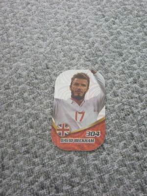 David Beckham England μεταλλική τάπα ποδοσφαίρου μεταχειρισμένη #304