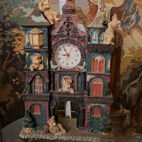 Vintage clock used, unknown if working
