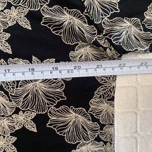 Pajama top XXL, thin fabric, black and white