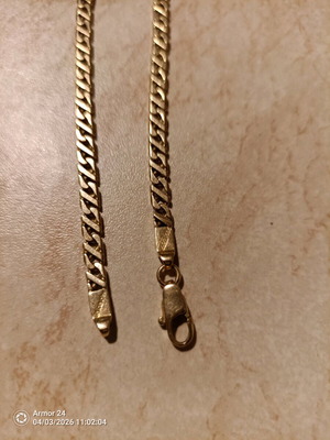 Facadoro 585 Chain 12gr 21 cm and Tricolour 585 14K Ring 4 gr like new