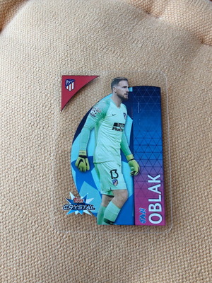 Jan Oblak Atletico Madrid 2018-19 Topps Crystal UCL No. 6 used