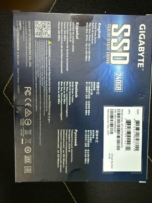 SSD disk Gigabyte 240GB new