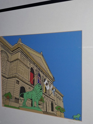 MK Czerwiec Comic Nurse Limited Edition Art Institute of Chicago Silkscreen
