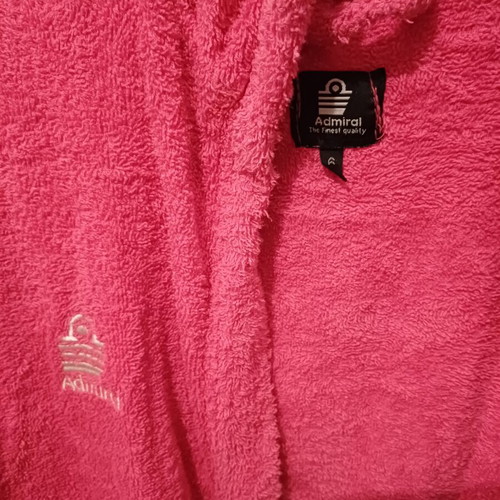 Cotton children's bathrobe Admiral used, missing belt