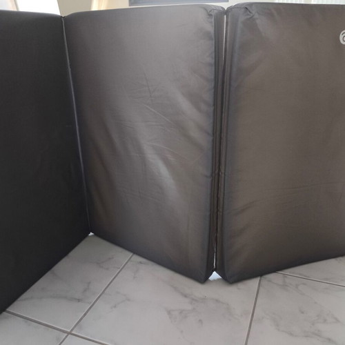 Honeybaby folding playpen mattress grey brown 118x59x5cm