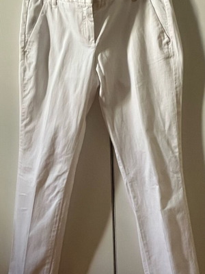 Benetton White Pants Like New, Size 38 M