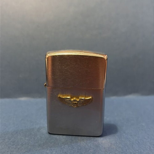 Zippo lighter vintage 1991 used, US Pilot Wings design