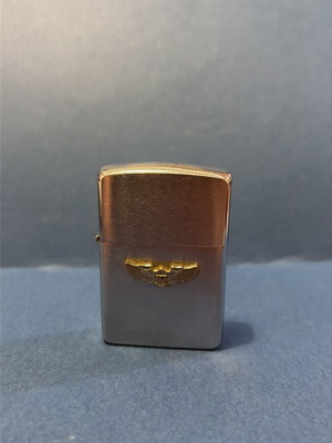 Zippo lighter vintage 1991 used, US Pilot Wings design