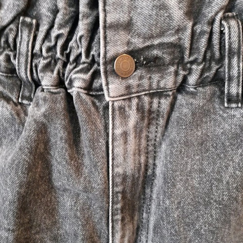 Salt & Pepper "Carla Grey Pearl" Paperbag Denim Shorts (Αφόρετο) – No 26