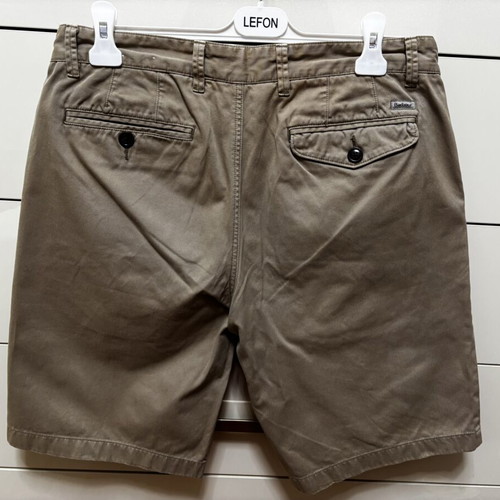 Barbour bermuda shorts, beige, W34 waist