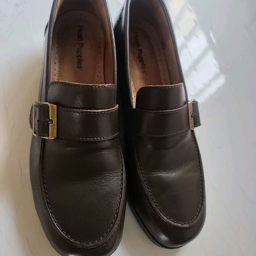 Hush Puppies leather shoes size 41 like new brown
