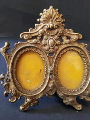 Βιντατζ μπρούτζινη χειροποίητη κορνίζα μεταχειρισμένη