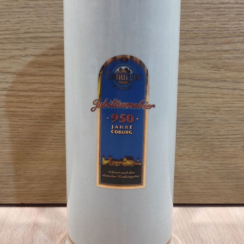 Coburger beer ceramic mug 700ml like new