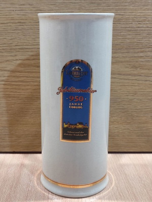 Coburger beer ceramic mug 700ml like new