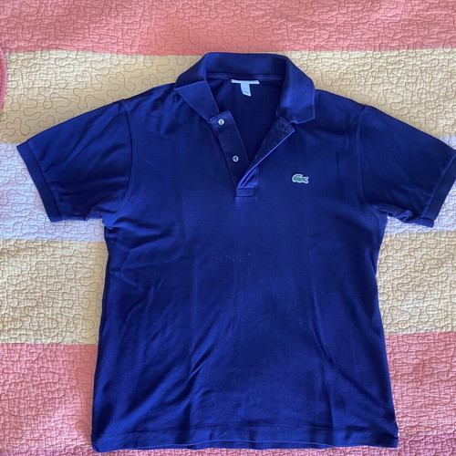 Lacoste Polo shirt blue size M used, authentic