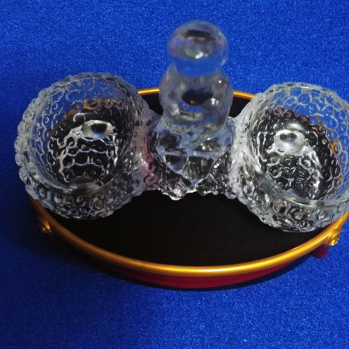 Art Deco Portieux Vallerysthal France 1900-1909 salt and pepper set new