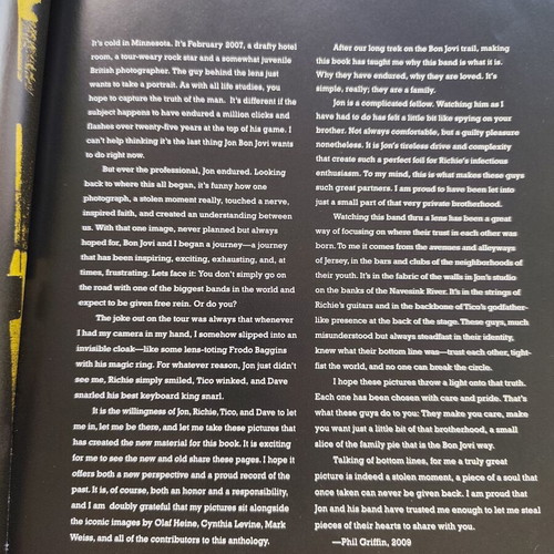 Bon Jovi autobiography like new, English