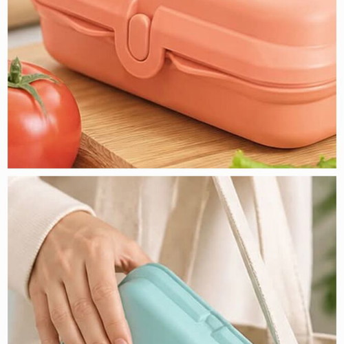 Tupperware set of 4, 2 sandwich containers and 2 bottles 500 ml, new
