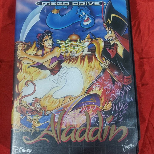 Aladdin Sega Mega Drive game like new, original PAL