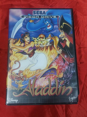 Aladdin Sega Mega Drive game like new, original PAL