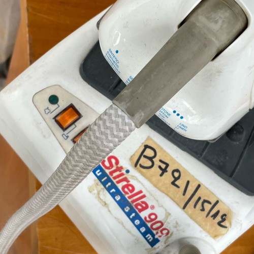 Stirella 900 ironing system used with rich steam