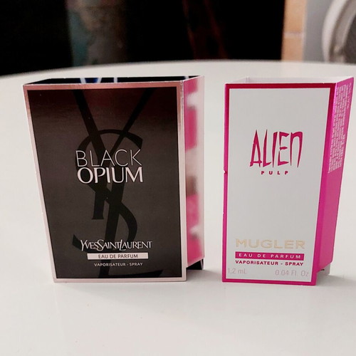 YSL Black Opium & Mugler Alien Hypersense Premium Duo Set 2x1.2ml