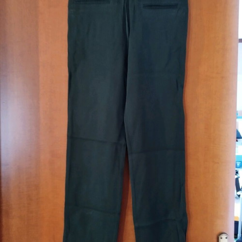 Zara women's green pants size S like new, masculine style
