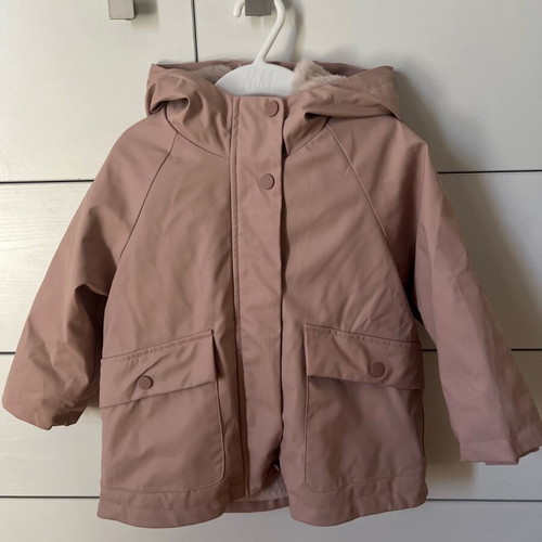 Waterproof jacket with fur lining 18-24 months Zara in very good condition