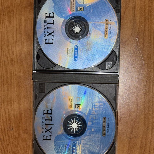 Myst III Exile PC game used, deluxe 4 CD edition