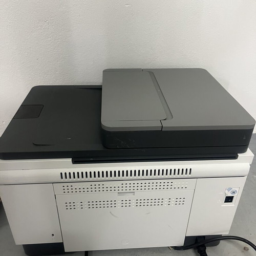 Laser printer with indicator 46 for spare parts