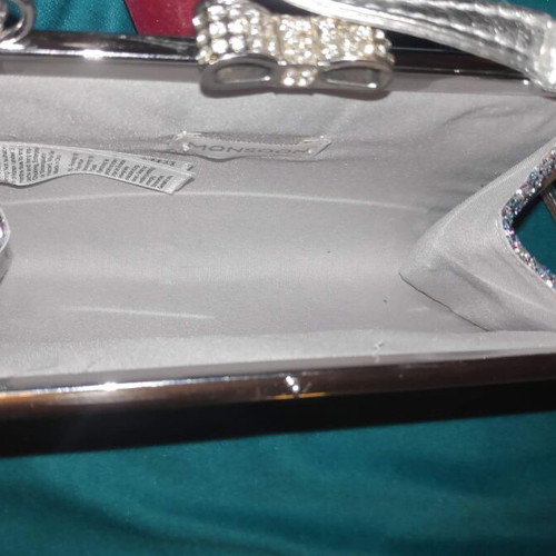 Monsoon Accessorize silver glitter shoulder bag like new, kids