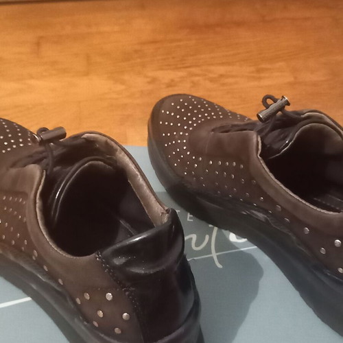 Stonefly anatomic shoes used, black with blue