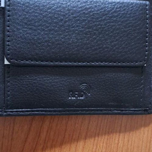 Diplomat men's wallet new black leatherette