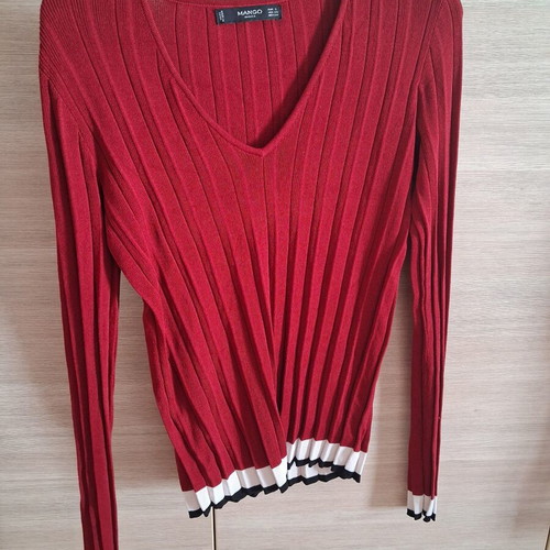 Mango red blouse small size like new