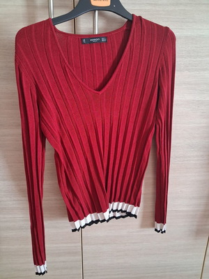 Mango red blouse small size like new