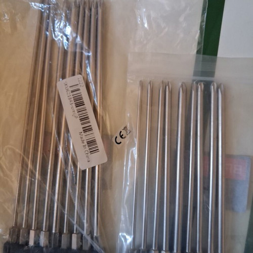 BROPPE Phillips Long Cross Bits Set 9 pcs each, new