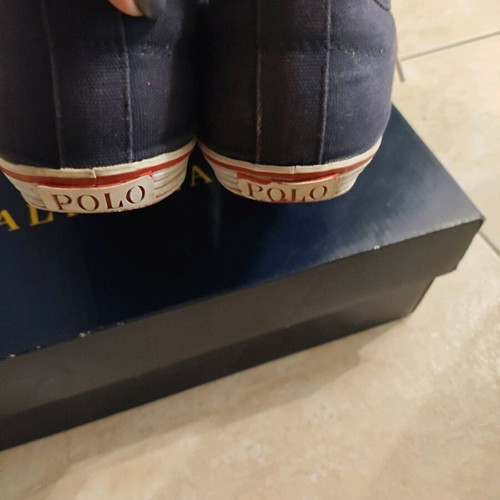 Polo Ralph Lauren fabric shoes like new, blue, size 39.5-40