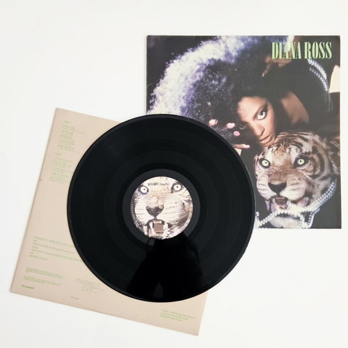 Diana Ross Eaten Alive vinyl LP mint condition, 1985 Greek edition