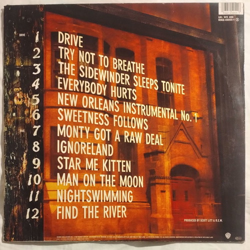 R.E.M. Automatic For The People βινύλιο μεταχειρισμένο, rock
