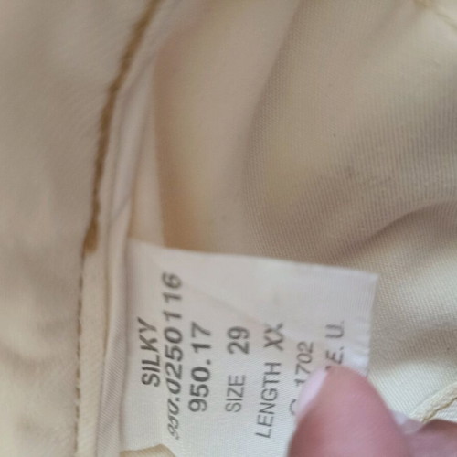 Staff women's jean pants like new, beige, size 29