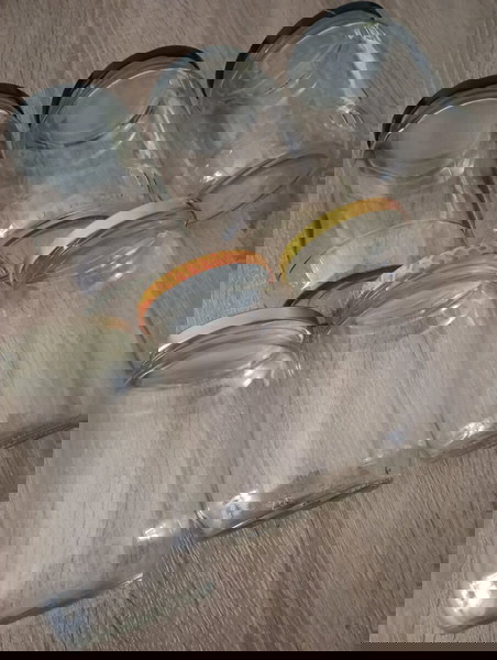 6 Γυάλινα Βάζα 1kg