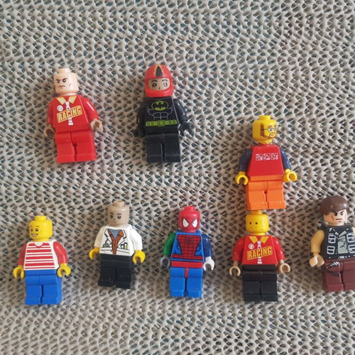 Mini Figures from Building Blocks used, pack