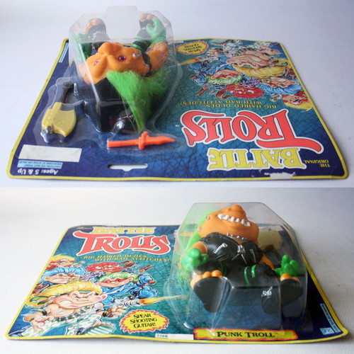 Battle Trolls Punk Troll figure Hasbro 1993, new sealed