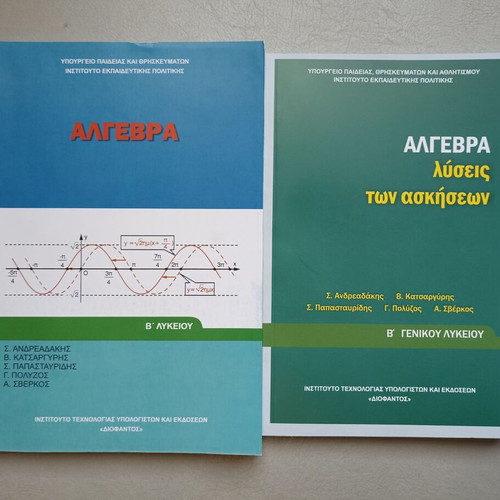 Algebra B' Lyceum and Exercise Solutions 2021 new